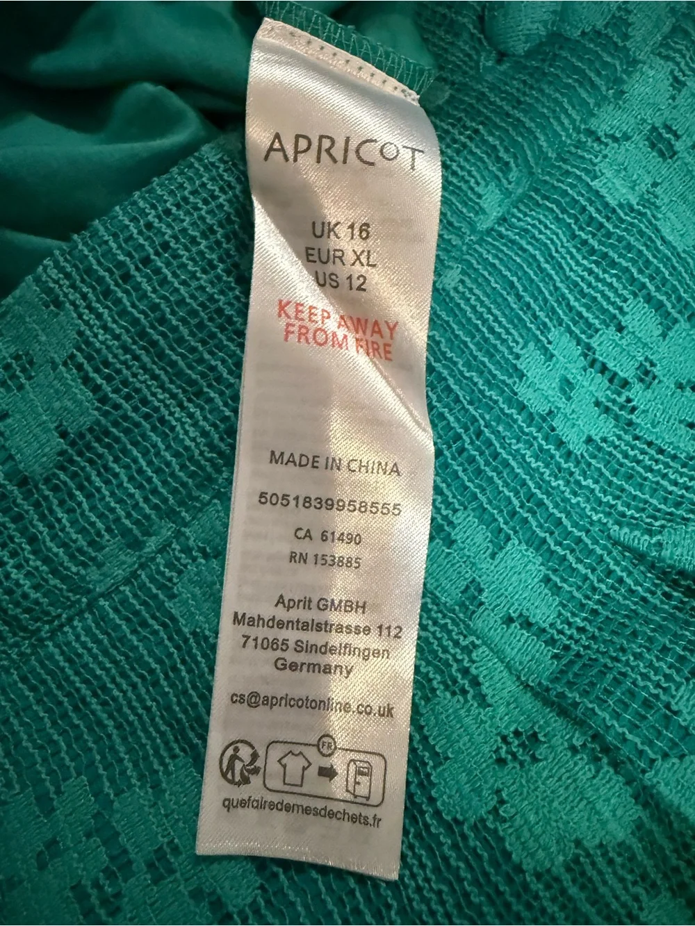 APRICOT Jade Green Floral Textured High-Waist Women’s Shorts